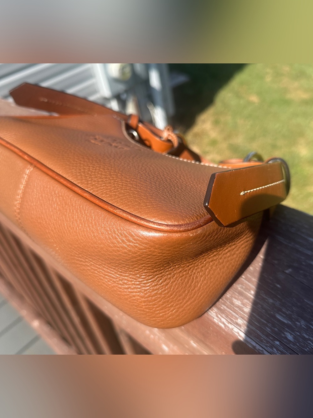 Dooney & Bourke 1975 Anniversary Pebble Grain Baguette Bag - Tan - EUC - Picture 8 of 13